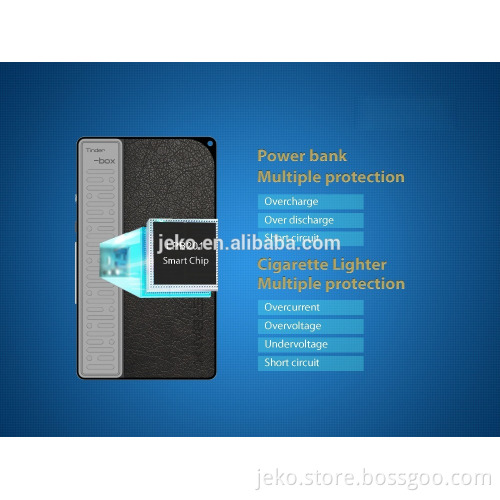 Portable 2200mAh Polymer battery powrbank with cigarette lighter
